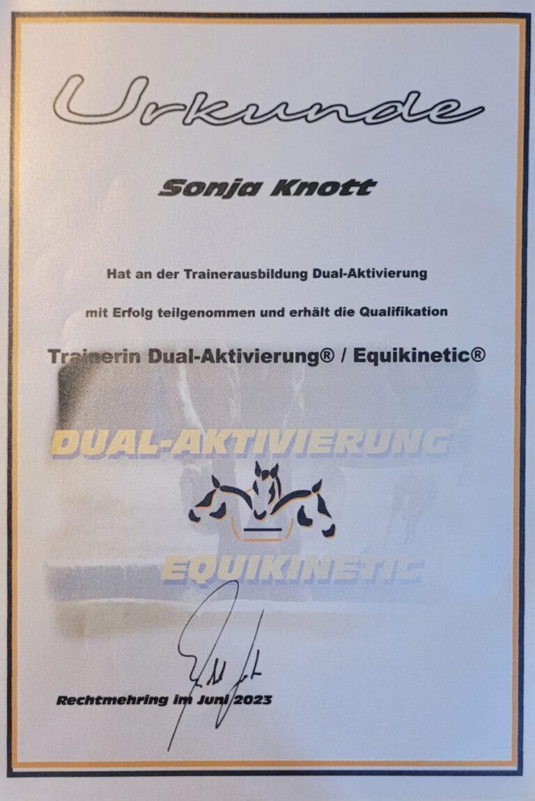 zertifizierte Geitner Trainerin Sonja Knott